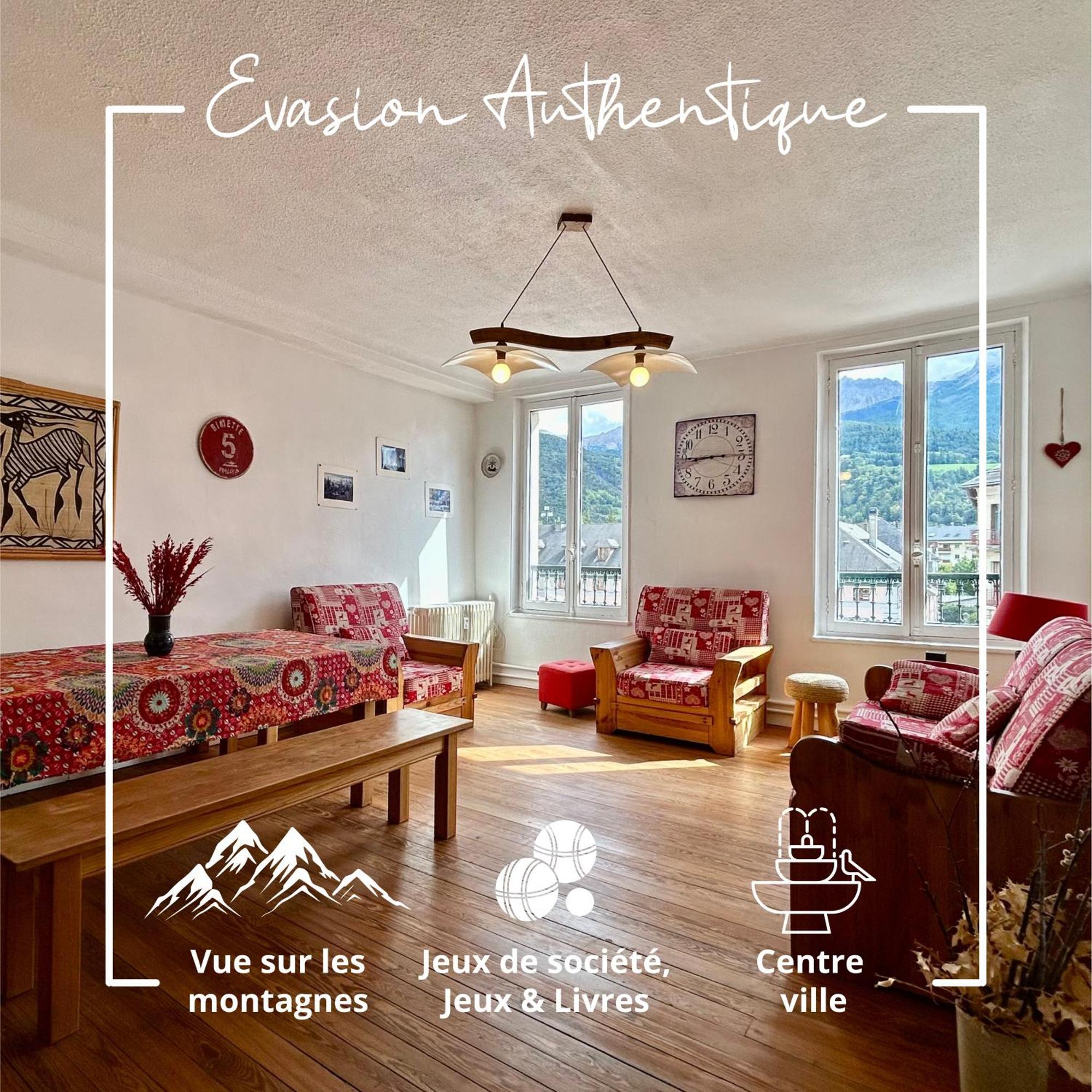 Evasion Authentique - Centre Ville - Jeux De Societe Barcelonnette Exterior foto
